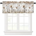 thumbnail image 2 of Flowers Retro Plants White Flowers Curtain Home Decoration Living Room Short Curtains Window Treatments For Kitchen Bedroom, 2 of 6