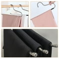 thumbnail image 2 of 6 Pcs Multi Purpose Hanger Space Saving Pants Hangers Coat Trouser Pantry, 2 of 6
