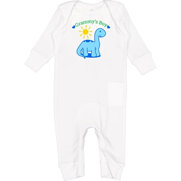 Inktastic Grammy's Boy Baby Romper Coveralls