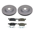 thumbnail image 2 of PowerStop Front Geomet Coated Brake Rotor and Pad Kit Fits: FORD Select Models CRK8542, 2 of 4