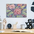 thumbnail image 3 of Epic Art 'Shades of Pink II' by Tim O'Toole, Acrylic Glass Wall Art, 16"x12", 3 of 3