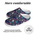 thumbnail image 6 of Lsque Underwater Animals Pattern Womens Comfort Cotton on Scuff With Memory Foam and Anti-skid Sole Slipper-35/36, 6 of 7