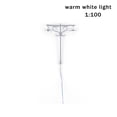 thumbnail image 3 of Lampes de Mise en Scène à Double Têtes pour Extérieur, Lampes de Jardin à l'Échelle, Mini Lampadaire Miniature, Cour, Table, Train, Décorations de Rue, Gris (1:100) (Chaud), 3 of 9