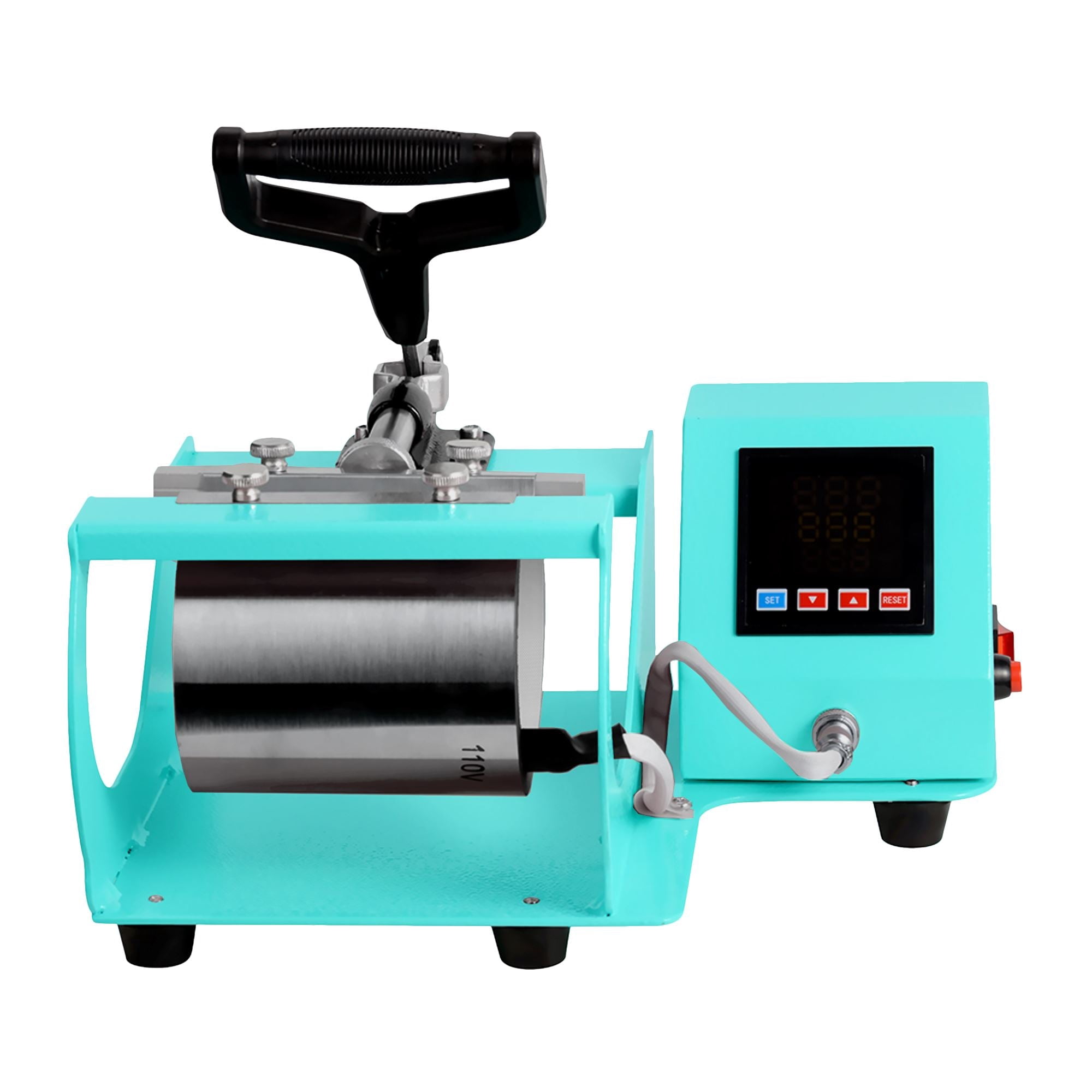 Swing Design 4-in-1 Mug, Cup, & Bottle Heat Press - Turquoise