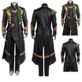 thumbnail image 2 of Disfraz de fantasía de Lokie para cosplay, traje de batalla, disfraz de supervillano de televisión, traje de fantasía para juego de rol para hombre adulto, traje de Halloween para hombre, 2 of 5