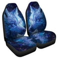 thumbnail image 2 of Chririnla Car Front Seat Cover Set of 2, Art Wolf Design Auto Universal Interior Accessories, Breathable Automobile Seat Cover for Cars Truck Van SUV, 2 of 7