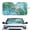 Palm Leaf Sea Turtle, variant on FUIALDOLG Blue Floral Windshield Sun Shade Car Front Windshield Sunshade Sun Shield Protector Foldable Protector Covers for Auto Interior Accessories Keep Car Cool In Summer
