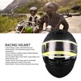 thumbnail image 3 of Street Bike Helmet, Light Weight Motorcycle Helmet with Reflective Strips for Cycling M,L, 3 of 7