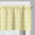 thumbnail image 3 of Ambesonne Geometric Window Valance, Pastel Circular Shapes, 54" X 18", Pale Yellow and White, 3 of 5