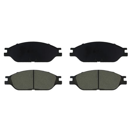 Gridiron Brakes Semi-Metallic Front Brake Pad Set Driver and Passenger Side