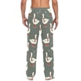 thumbnail image 4 of FORMRS Mens Pajama Pants with Pockets Soft Cotton Sleepwear Lounge Bottoms, Sizes S-2XL, Winter Goose, 4 of 7