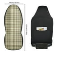 thumbnail image 2 of ALAZA Retro Checkered-a2 Car Seat Covers 2 PCs Universal Auto Front Seats Interior Protector, 2 of 7