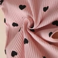 thumbnail image 6 of masbird Newborn Baby Girl Clothes Long Sleeve Romper Onesie Daisy Pants Infant Outfit with Headband 0 3 6 12 18 24 Months,Pink,6-9 M, 6 of 7