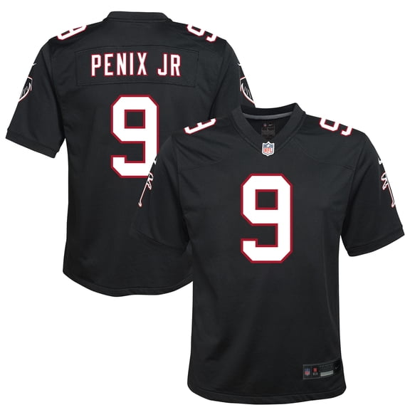 Youth Nike Michael Penix Jr. Black Atlanta Falcons Alternate Game Jersey