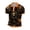 Coffee, variant on JULMCOMO Halloween Polo Shirts for Men Pumpkin Skull Spider Web Print Short Sleeve Collared Trendy Loose Fit Golf Shirts Party Graphic Tees Brown M