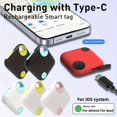 thumbnail image 4 of Chok Type-C Rechargeable GPS Intelligent Anti-Perte Tracker - Suivi en Temps Réel Aucune Installation Requise Compatible avec Apple Find My App Idéal pour Animaux Sacs Bagages Bicyclettes Voitures Priv, 4 of 6