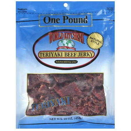 BrucePac World Kitchens Beef Jerky, 16 oz