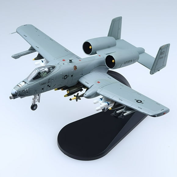 1/100 A-10 Thunderbolt II Warthog Attack Plane Metal Fighter Military Model For