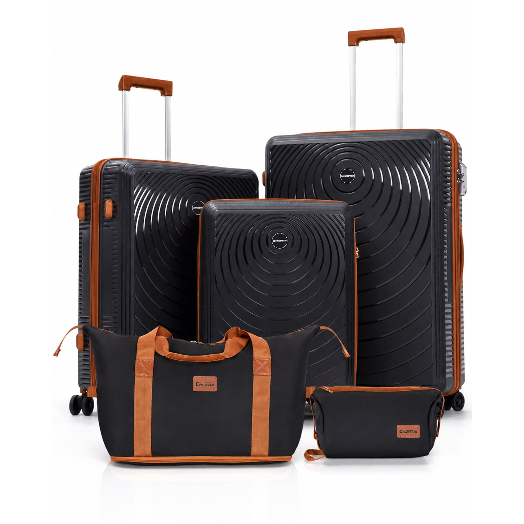 Ktaxon 4-Piece Expandable Hard Suitcase Luggage Set with TSA Lock