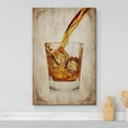 thumbnail image 2 of wall26 Canvas Print Wall Art Retro Vintage Style Bourbon Shot Glass Drinks &amp; Cocktails Alcohol Digital Art Modern Art Decorative Bohemian Chic Kitchen/Food for Living Room, Bedroom, Office - 24&q, 2 of 5