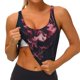 thumbnail image 3 of Fotbe Mesmerizing Pink Jellyfish Sujetador Deportivo Largo sin Aros para Mujer con Almohadillas y Soporte Medio, Transpirable y Absorbente, Camiseta Tipo Chaleco o Tank Top-Large, 3 of 8