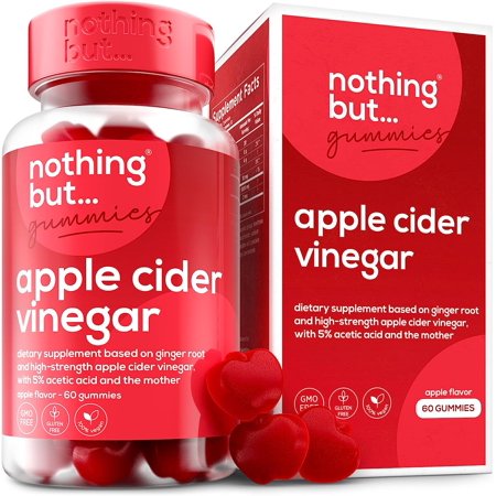 ???????????? ????????* Apple Cider Vinegar Gummies with The Mother, Perfect Balance of Flavor and Nutrition, Supports Gut Health, Digestion & Weight Management, Keto-Friendly, Vegan, 60 ACV Gummies