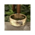 thumbnail image 3 of 10k Yellow Gold Men's Comfort-Fit Wedding 8MM Band With Etched Finish, 3 of 3