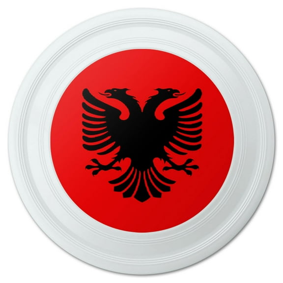 Albanian National Country Flag Novelty 9" Flying Disc