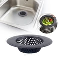 thumbnail image 3 of Multi-size Stainless Steel Bathroom Sink Drain Strainer 1 Pack,Anti-Clog Mesh Hair Catcher Filter Basket,Top 2"/2.8"/3.5"/4.5" Drain Stopper for Shower Kitchen Laundry Basins,9 Cm, 3 of 7