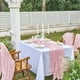 thumbnail image 2 of Mantel de mesa IVAPUPU, gasa bohemio, 10 pies, color rosa, 6 unidades, 2 of 8