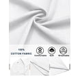 thumbnail image 5 of COOFANDY Men's Cotton Shirts Short Sleeve Button Down Shirts Casual Beach Summer Cuban Collar Shirt, 5 of 6