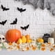 thumbnail image 5 of Guirnalda de hojas artificiales | Enredadera de ratán sintético con hojas de arce y calabaza | Decoración otoñal de 173 cm para chimenea, pared y puerta, 5 of 6