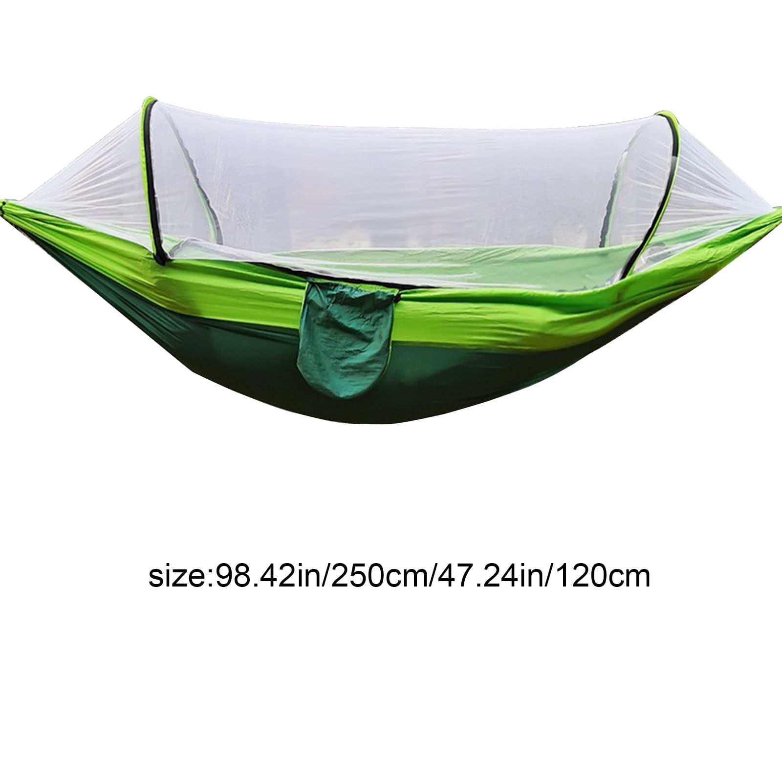 Ranliy Camping Hammock with Mosquito Net, Lightweight Hanging Hammocks Tree Straps Swing Hammock Bed for Outdoor Backpacking Backyard Hiking