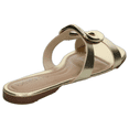 thumbnail image 3 of Sandalia Beira Rio Mujer Dorado De Piso Slide Casual dorado 26, 3 of 10