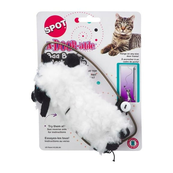 Ethical Pet 077234521960 Spot Baa Baa Sheep A-door-able Cat Toy