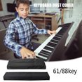 thumbnail image 1 of Muyoka Funda para teclado de piano, 88 teclas, tela elástica para cubrir el polvo de piano con cordón, funda protectora para teclado para teclado electrónico, piano digital, Yam Muyoka Hogar, 1 of 7