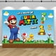 thumbnail image 5 of Fondo personalizado con nombre y edad, tema de Super Mario Bros, fondo para fiesta de cumpleaños de niños y niños, pancarta para baby shower, accesorios de decoración, 5 of 5