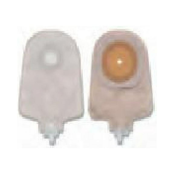 Premier Urostomy Pouch, One-Piece System, 9 Inch Length, 1 Inch Stoma, Flat, Pre-Cut, Drainable, 10 Count