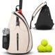 thumbnail image 5 of Toystoory Bolso bandolera de tenis de gran capacidad para actividades al aire libre, bolso cruzado, bolso de bádminton, bolso de tenis Bádminton negro, 5 of 6