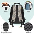 thumbnail image 4 of KEIAHUAN Camo Bow Print Girls BackpackSet with Lunch Box Pencil Case Water Bottle Holder Back Pack for School Girls Kids -17 Inch Backpacks Kawaii Casual Travel Daypack for Kids,4pcs, 4 of 7