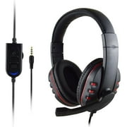 Game Headset Wired Gaming Headphones Over Ear Noise Canceling Earphone 3.5mm Stereo Over Ear Headphones with Microphone Volume Control, Compatible with Laptop, PC, PS4, Xbox One Controller