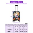 thumbnail image 5 of Happy Halloween Vampire Schnauzer BOO with Pumpkins Fun and Spooky Travel Luggage Cover Miniature Schnauzer Dog Lover Suitcase Dust Protective Decor - 00018, 5 of 5