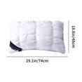 thumbnail image 3 of Ultra Soft Pillow Core - Cervical Support Pillow – Ergonomic Firm Orthopedic Neck Pillow for Pain Relief, Back and Side Sleepers 18.89X 29.13IN White, 3 of 6