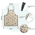 thumbnail image 7 of Beige Princess Dress Pattern Kids Aprons for Girls and Boys,Adjustable Neck Strap Toddler Aprons for Kids Cooking Baking, 7 of 7