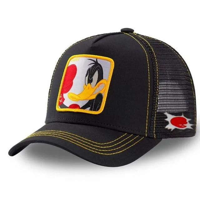 LS Hot Sale Unisex Anime Cartoon Cap High Quality Patch Draw Baseball Cap Men Trucker Hat