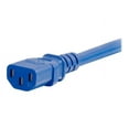 thumbnail image 4 of C2G 17504 18 AWG Power Cord - C14 to C13, Blue (6 Feet, 1.82 Meters), 4 of 4