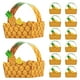 thumbnail image 1 of KAKOWELY 10 cestas de flores de piña con asa, cajas de regalo de verano, bolsas de cartón para dulces y golosinas para fiestas hawaianas tropicales., 1 of 4