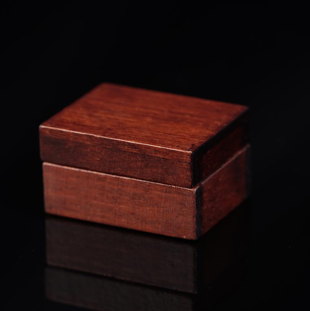 Dollhouse Miniature Wooden Cigar Box 1:12 Scale 2.5cm US Seller 