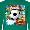 thumbnail image 4 of Inktastic Soccer Superhero Long Sleeve Youth T-Shirt, 4 of 5