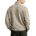 thumbnail image 3 of Mens Quarter Zip Pullover Waffle Knit Textured 1/4 Zip Up Sweatshirt Business Trendy Lightweight Big And Tall Shirts Complexion L, 3 of 3